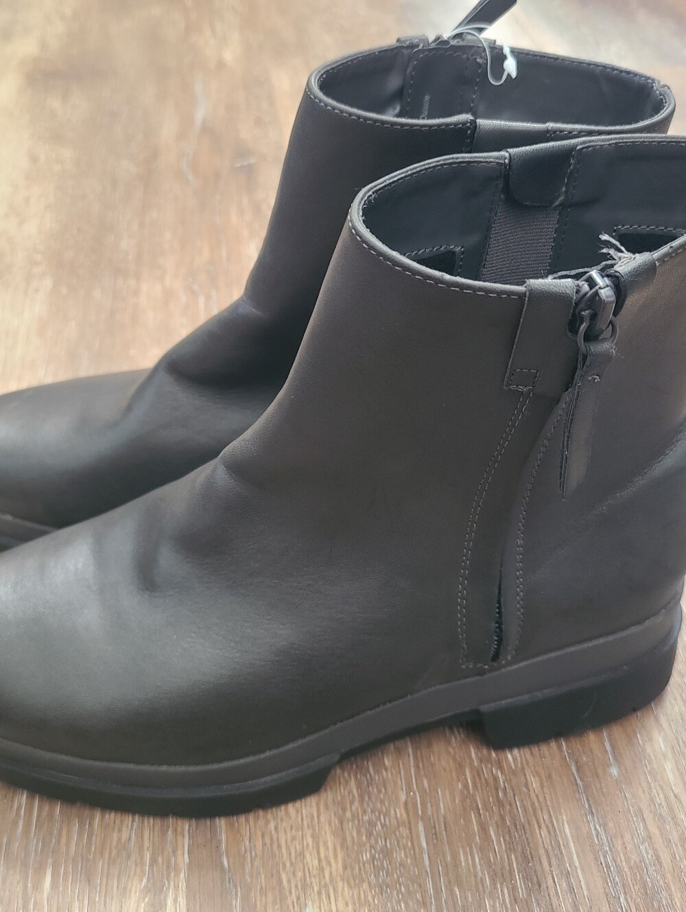 Naturalizer Soul Gray Ankle Boots Womens Size 9.5